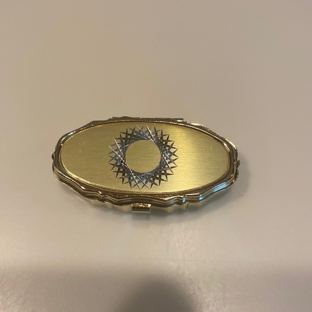 Vintage Pill Box - Cool Geometric Design